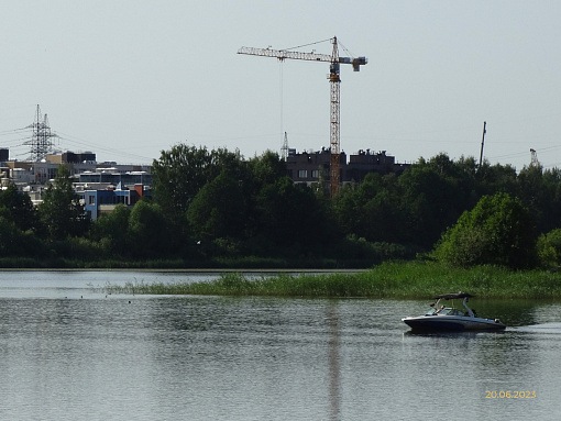 БФА в Озерках, вид со стороны Выборгского шоссе